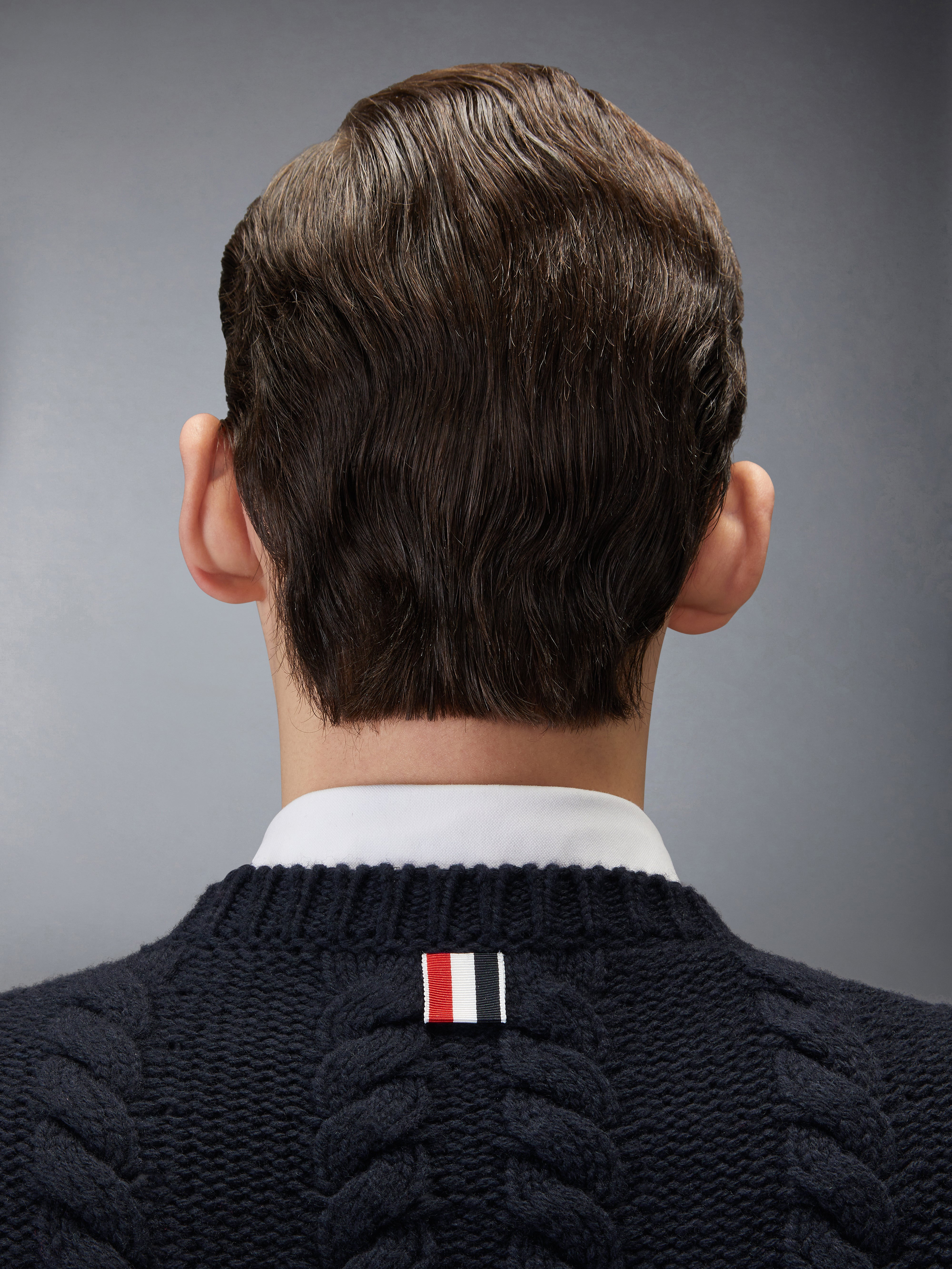 ARAN CABLE STITCH MERINO WOOL PULLOVER - 6
