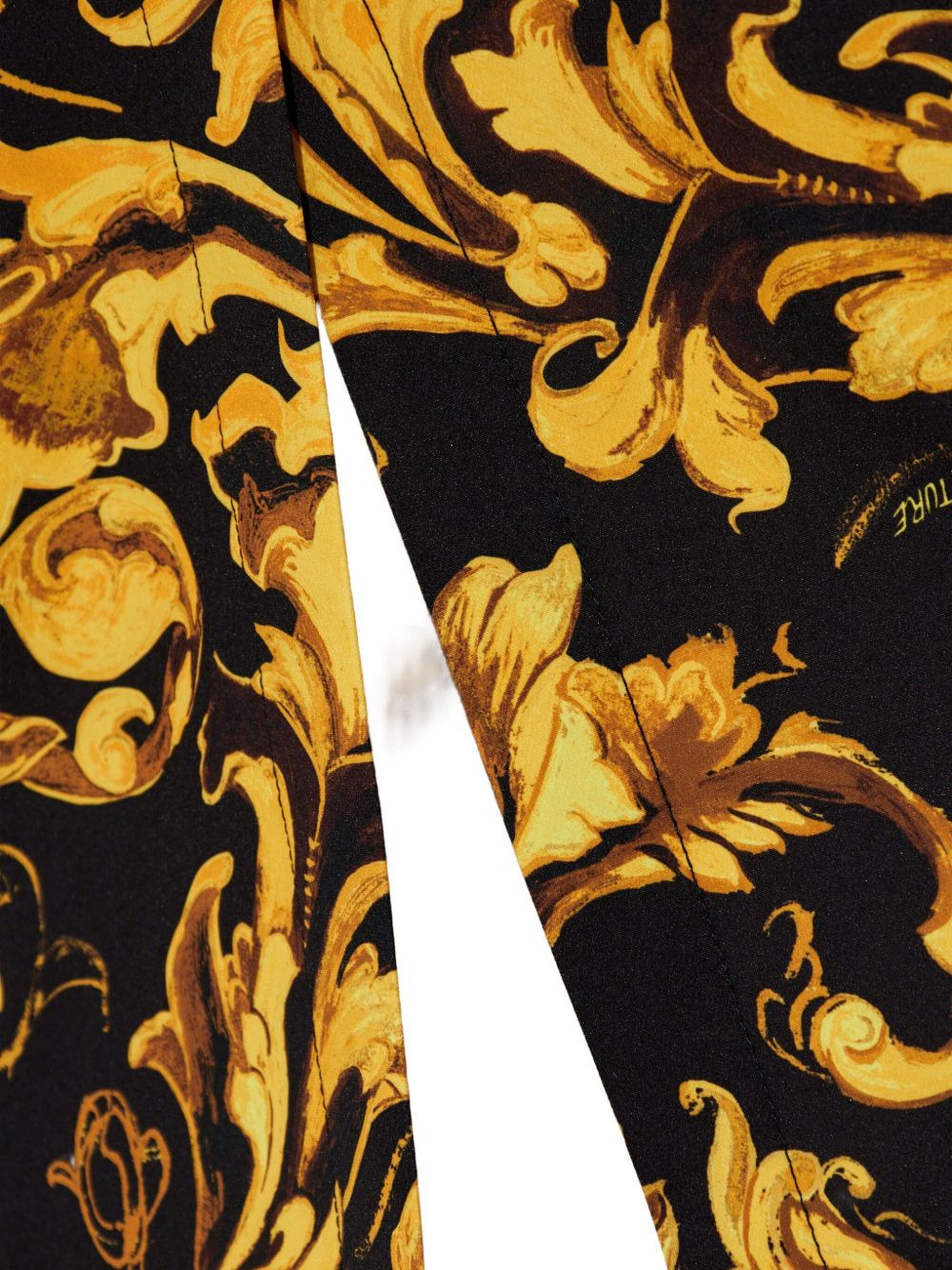 Barocco-print midi skirt - 5