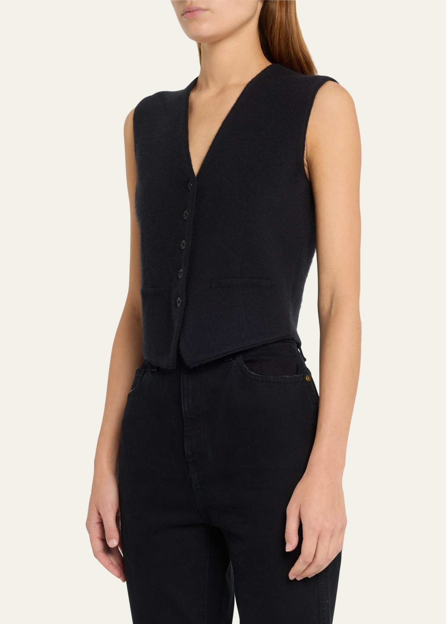 Tailored Cashmere Vest - 4