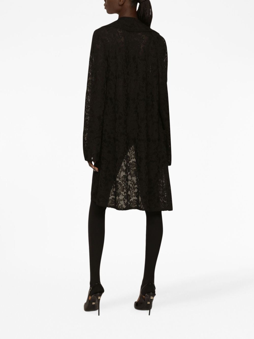 Lace-stitch DG jacket - 4