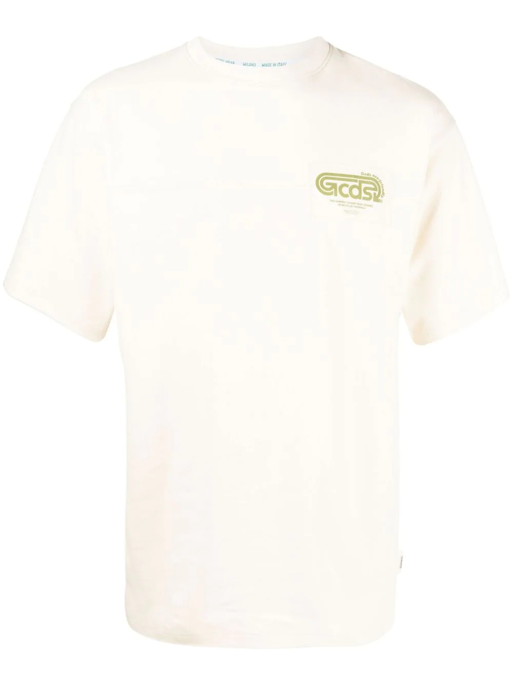 Eco logo-print cotton T-shirt - 1