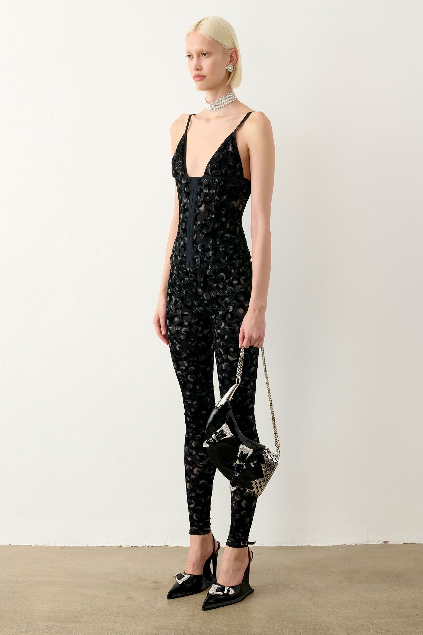 DOLL TOP BLACK LEOPARD PRINT - 5