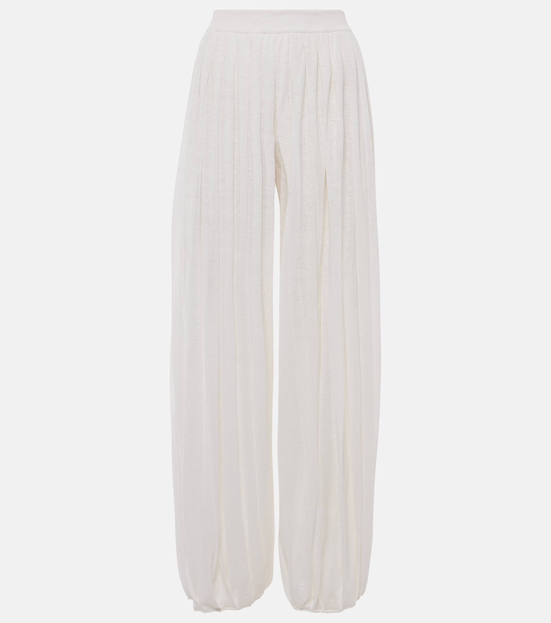 Lanai linen-blend palazzo pants - 1