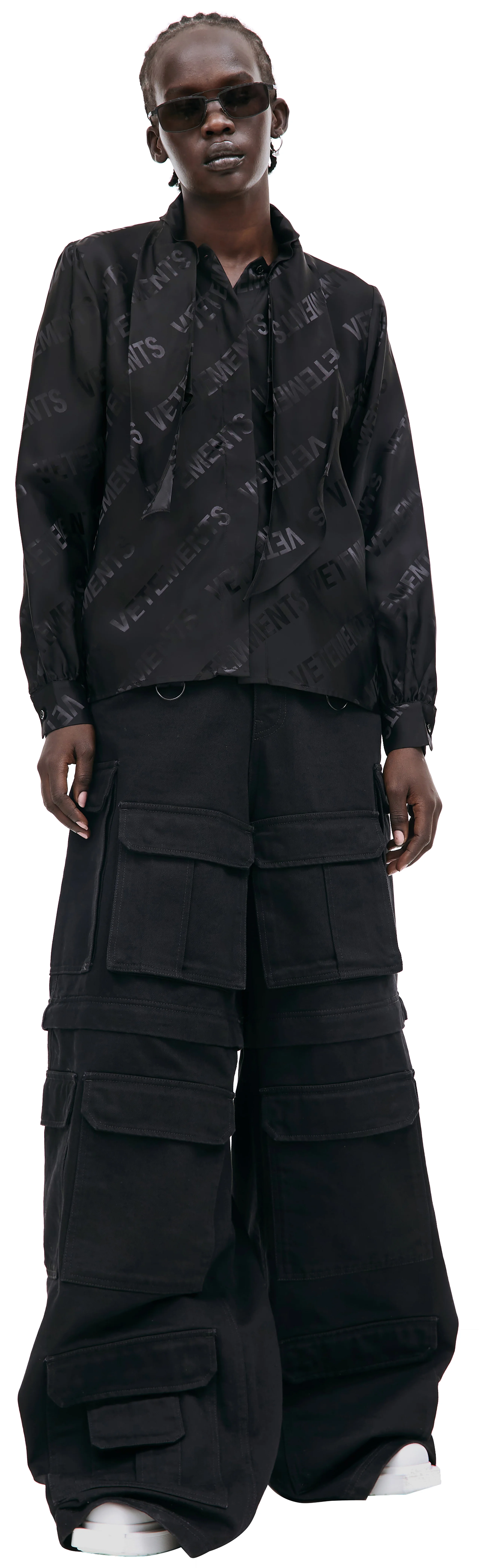 BLACK LOGO SHIRT - 1