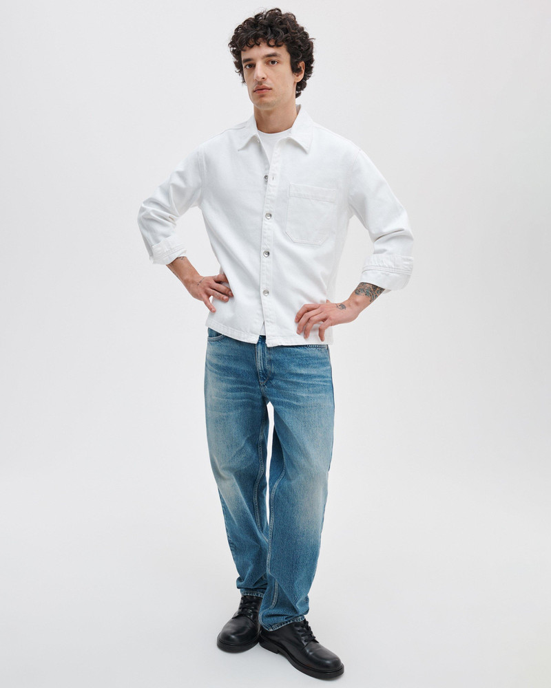 rag & bone Astor Denim Overshirt Authentic Rigid Denim outlook