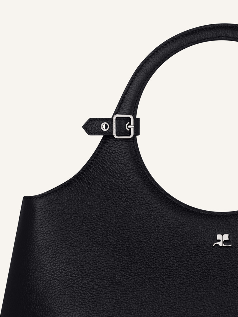 LARGE HOLY DAY GRAINED LEATHER BAG 6