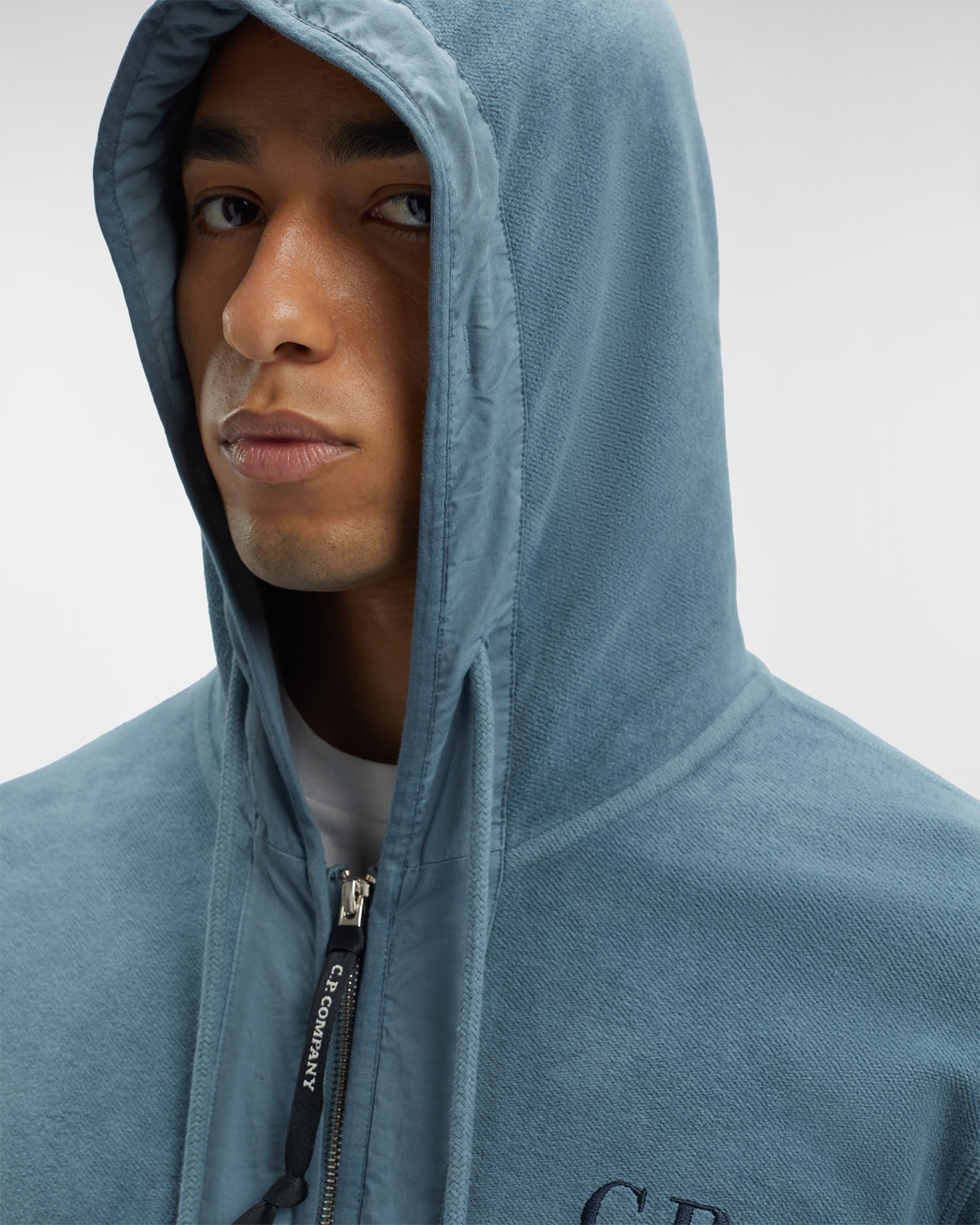 CP COMPANY｜HOOD/ZIP-UP (Reverse Brushed & Emerized Diag C.P. Company C.P. COMPANY MEN Reverse Brushed & Emerized