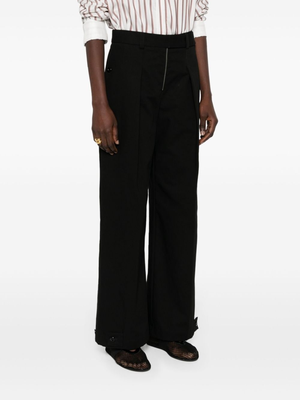 canvas palazzo pants - 3