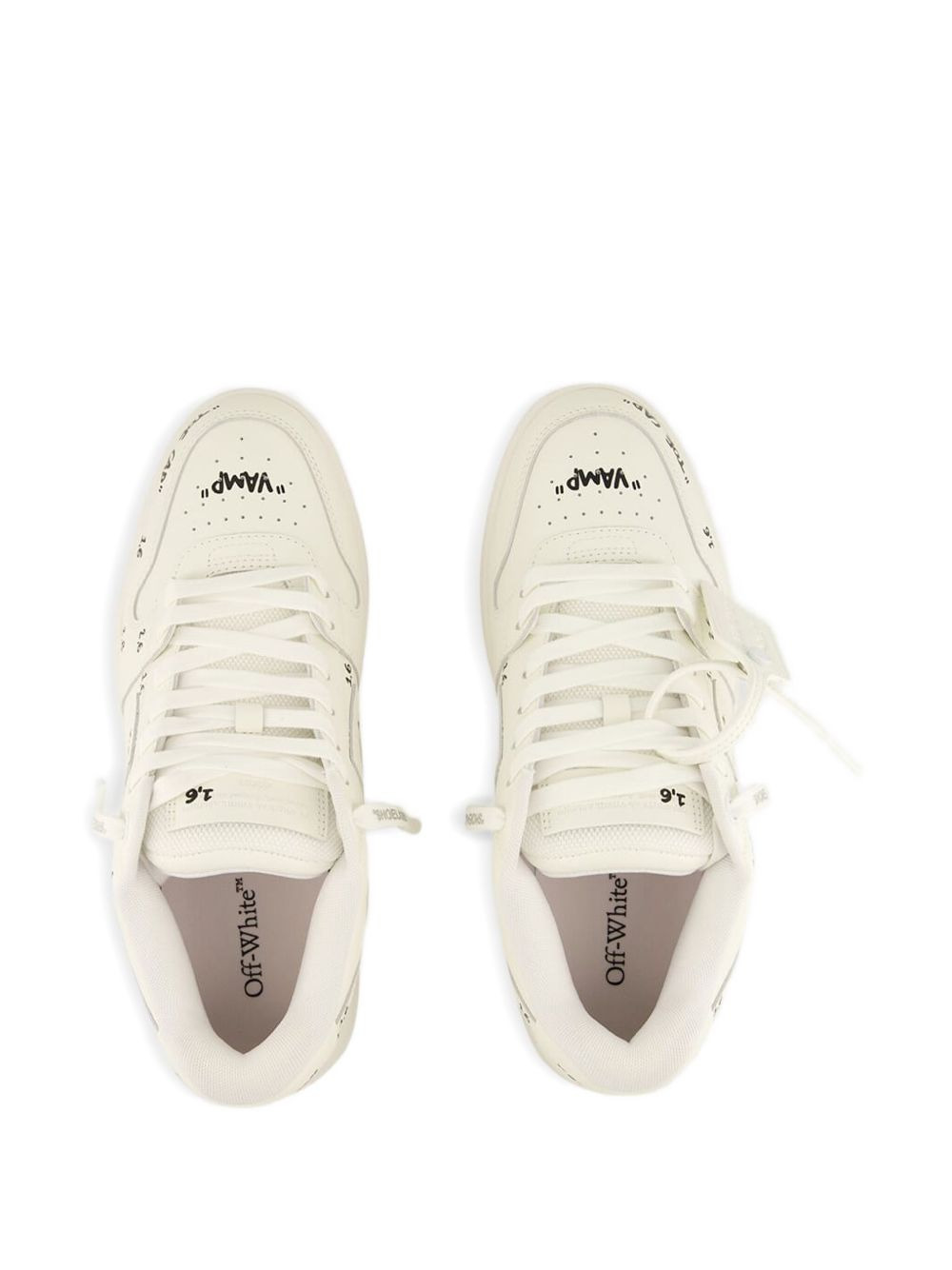 Out Of Office leather sneakers - 4