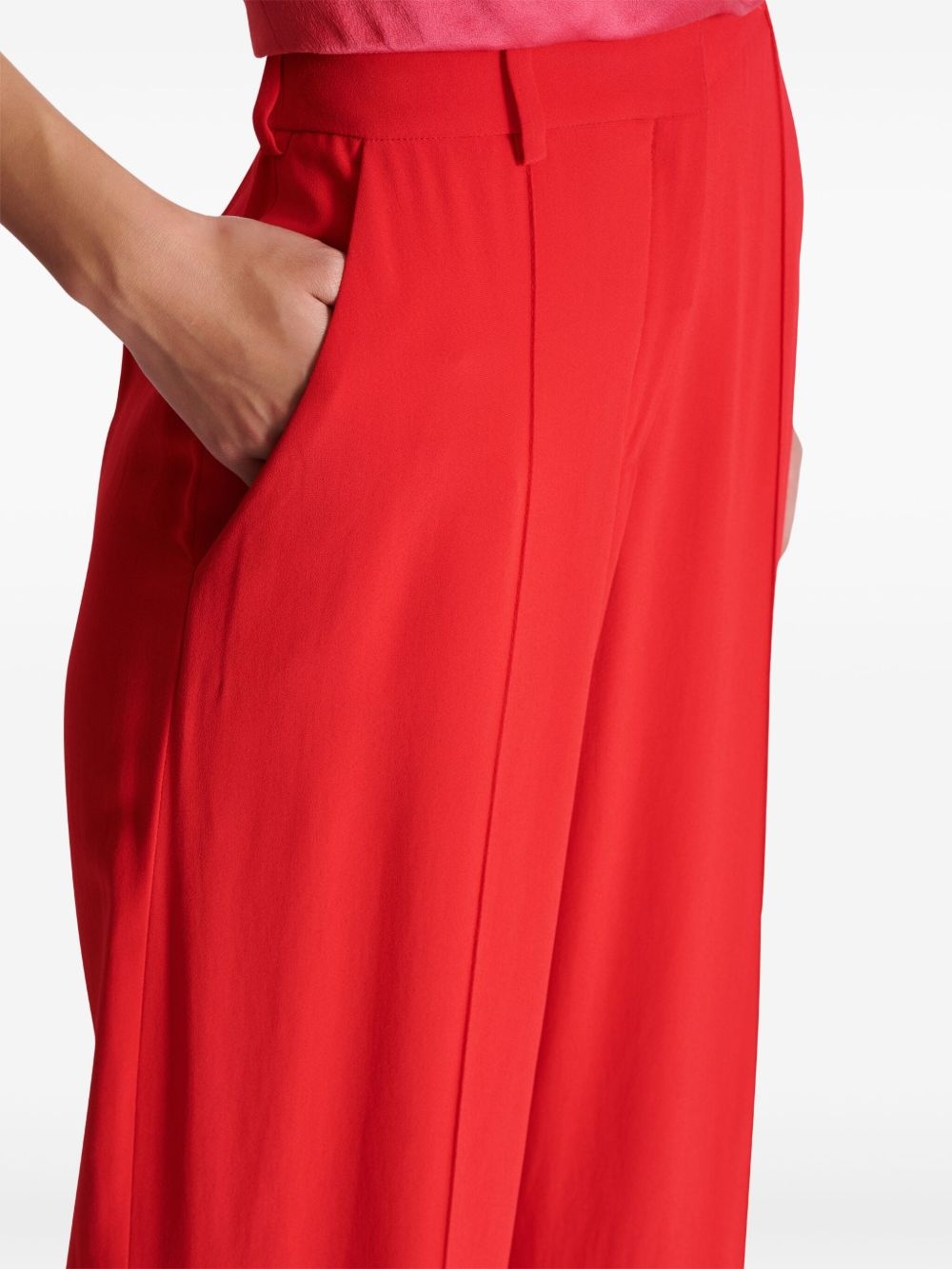 crepe tailored trousers - 6