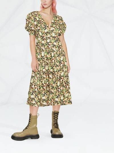 Marni floral-print midi dress outlook