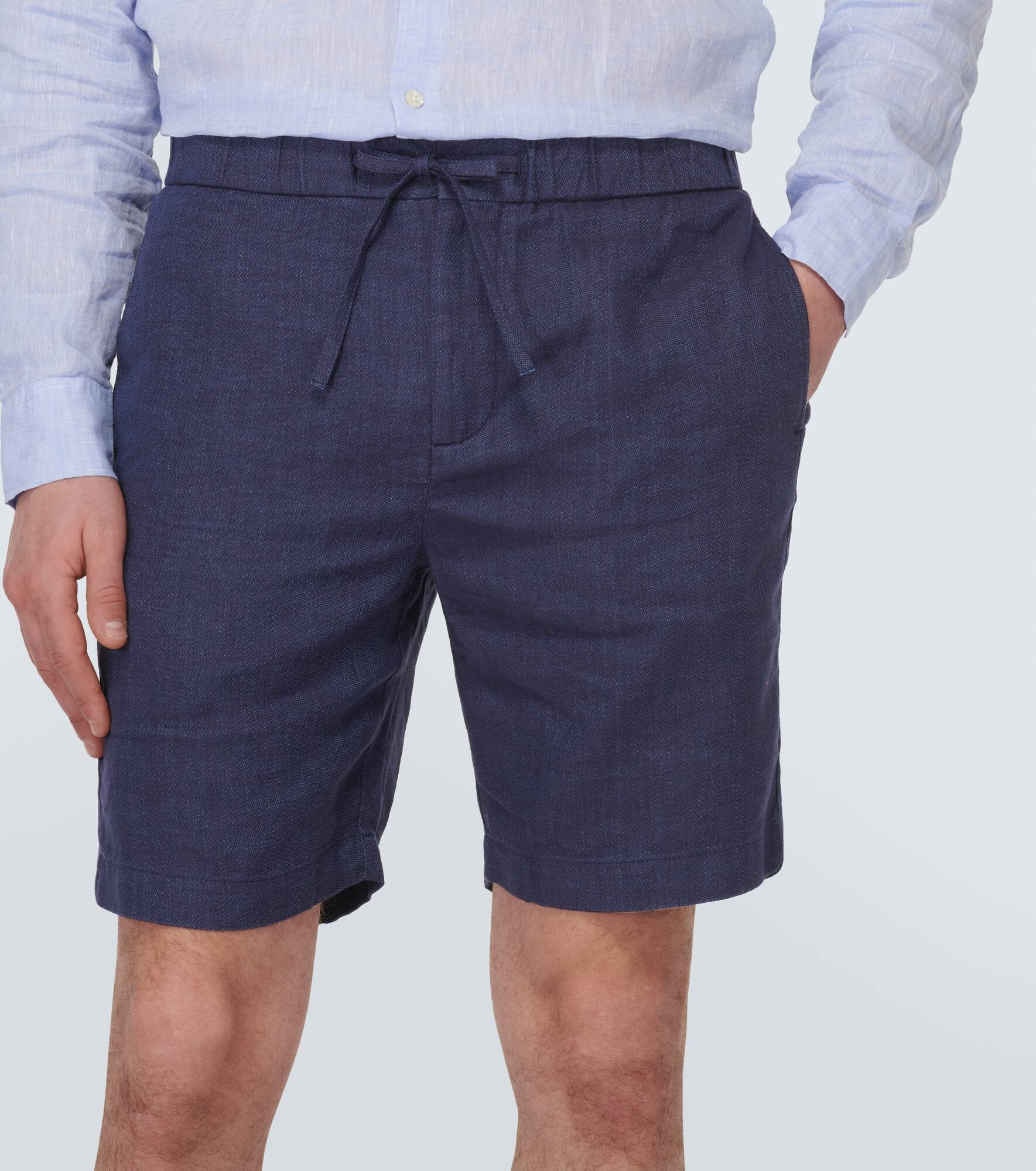 Felipe linen and cotton shorts - 5