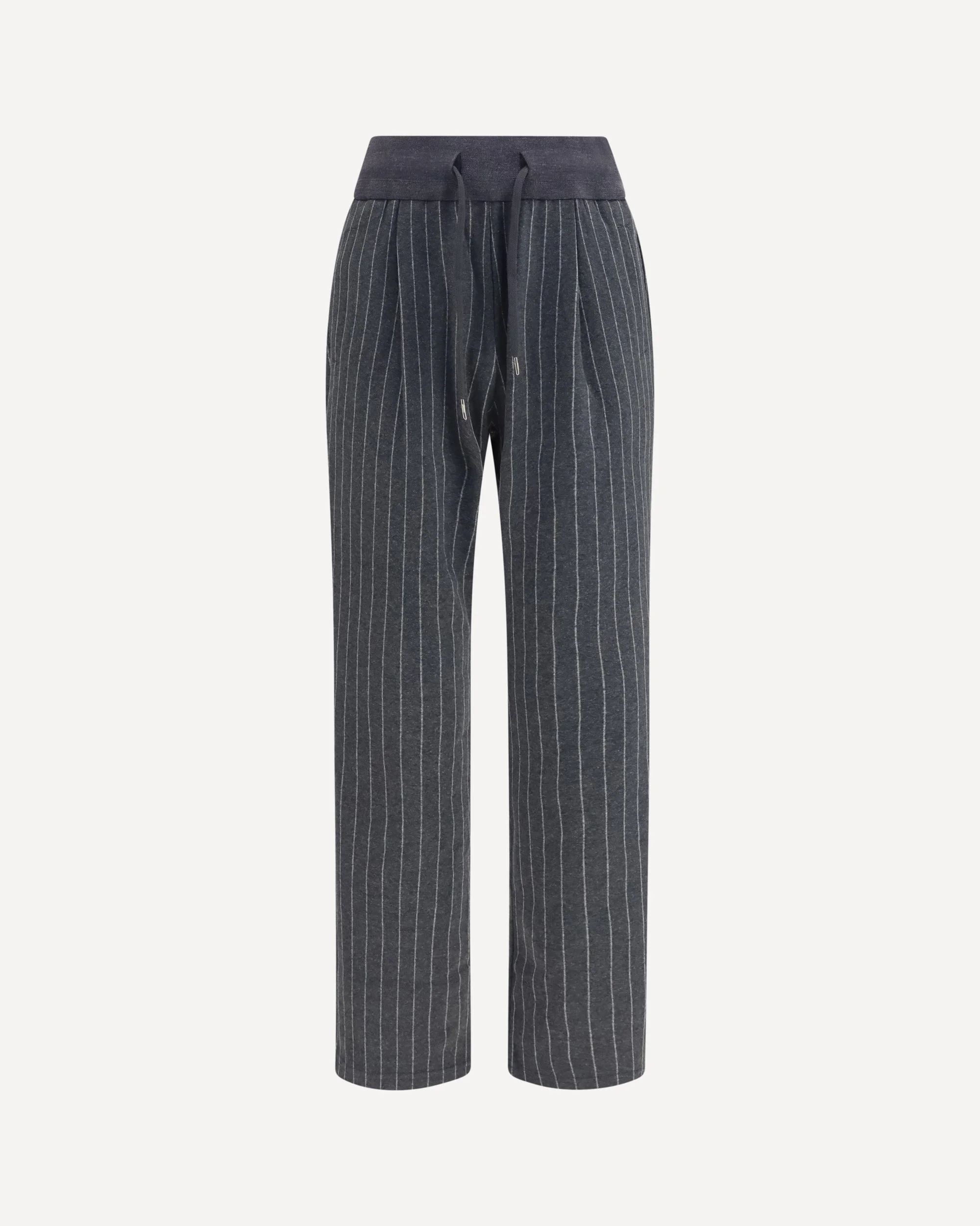 Pinstripe drawstring Pants - 1