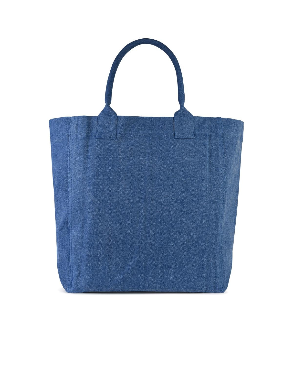 Isabel Marant 'Venky' Blue Cotton Shopping Bag Woman - 3