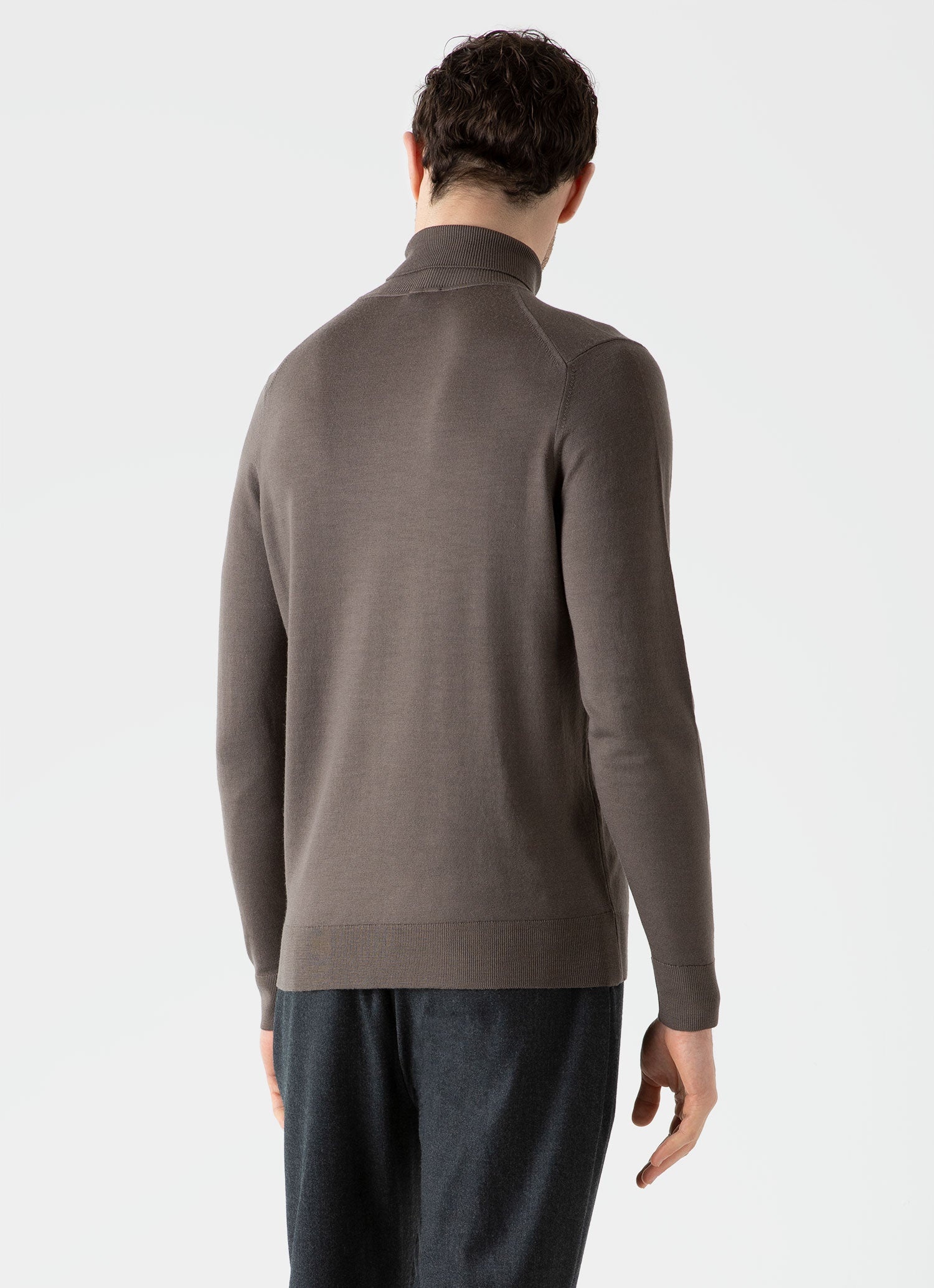 Fine Merino Wool Roll Neck - 4