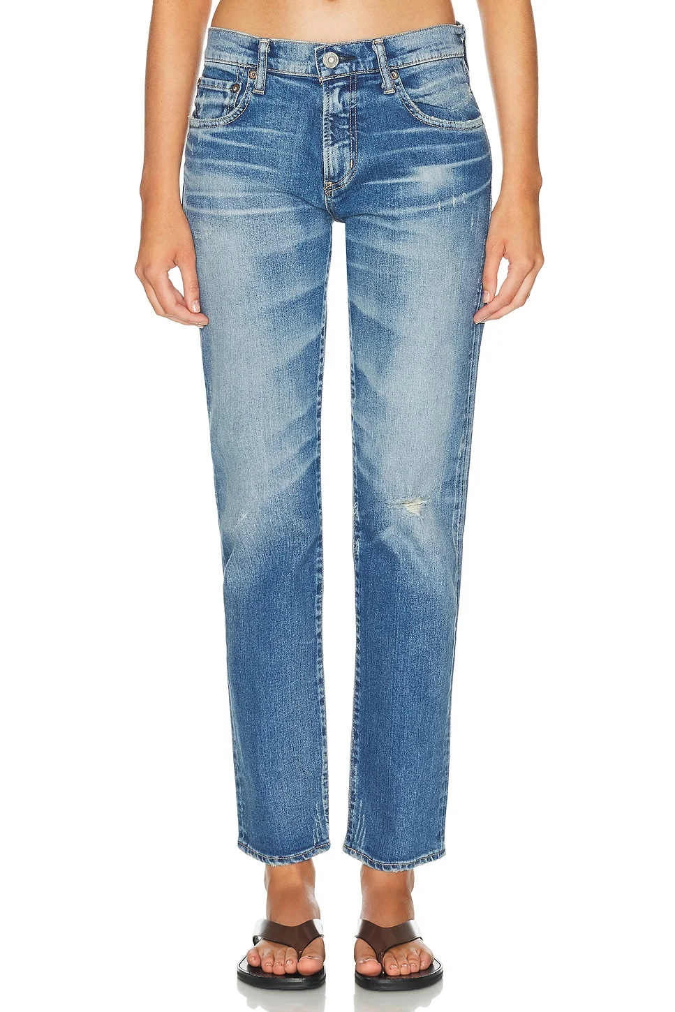 Velma Slim Straight Leg Jeans - 1