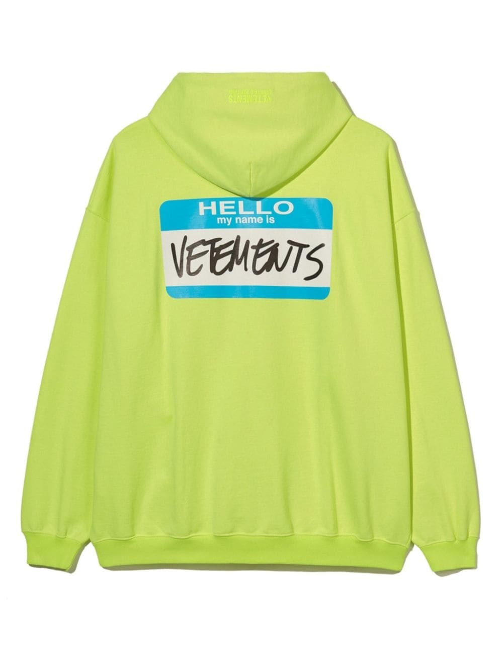 Vetements yellow hoodie sales