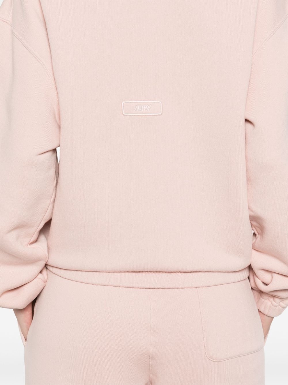 logo-embroidered sweatshirt - 5