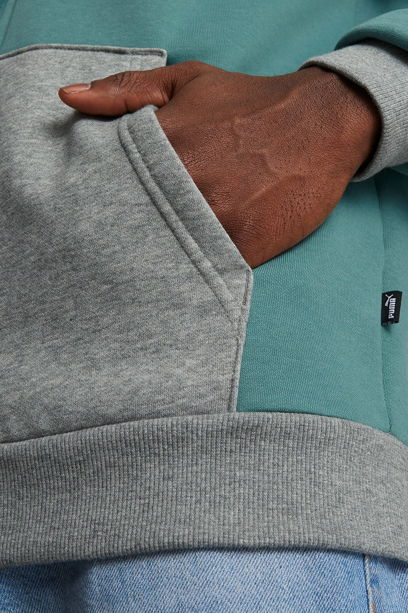 Colorblock Men's Hoodie - 7