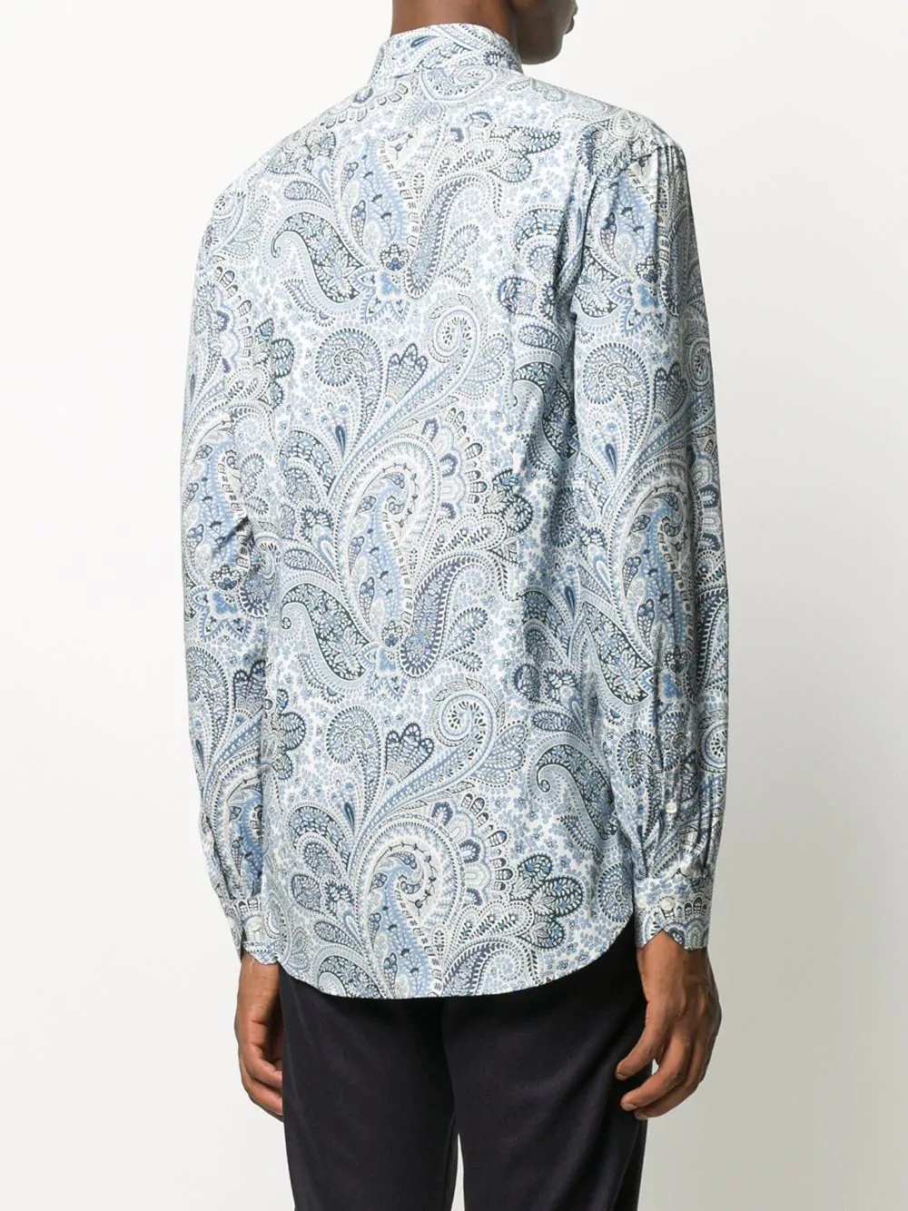 paisley print shirt - 4