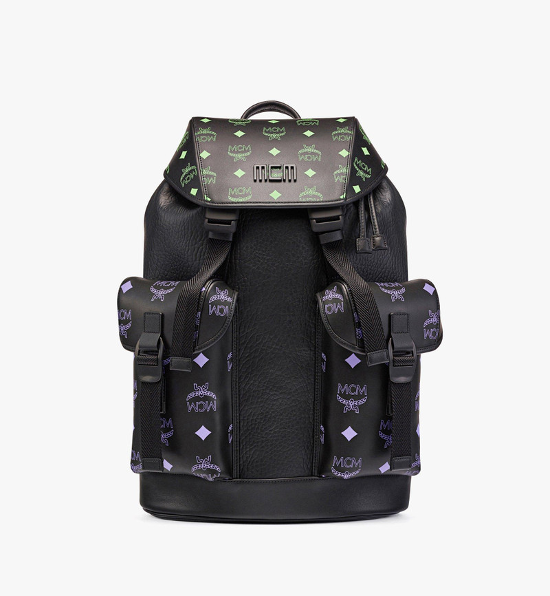 Brandenburg Backpack in Color Splash Logo Leather 1