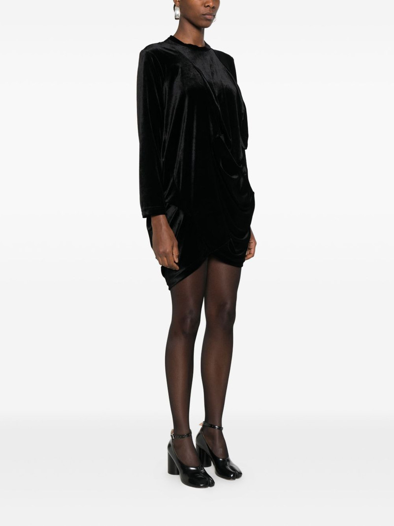 draped mini dress 3