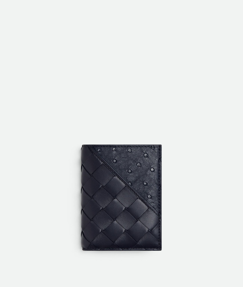 Intrecciato Diagonal Flap Card Case 1