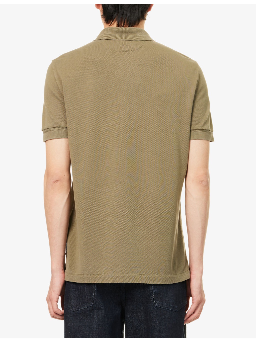 Short-Sleeve Piquet  Cotton-Blend Polo Shirt - 4