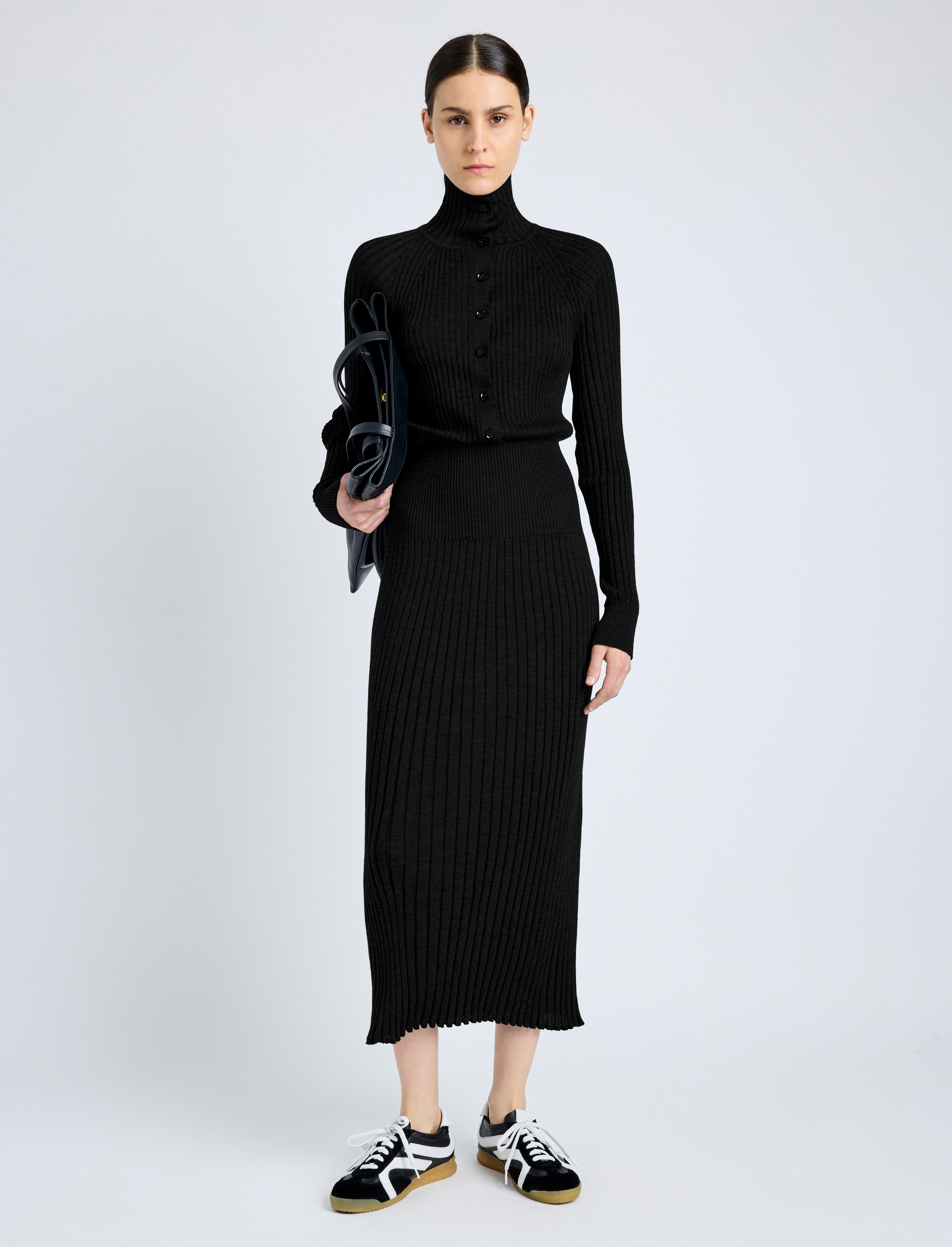 Maeve Dress in Superfine Merino Silk - 2