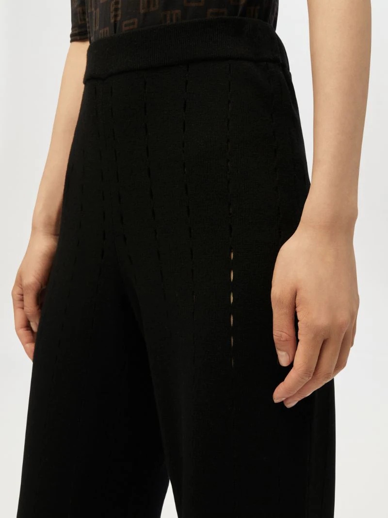 KNITTED CUT OUT PANTS - 7