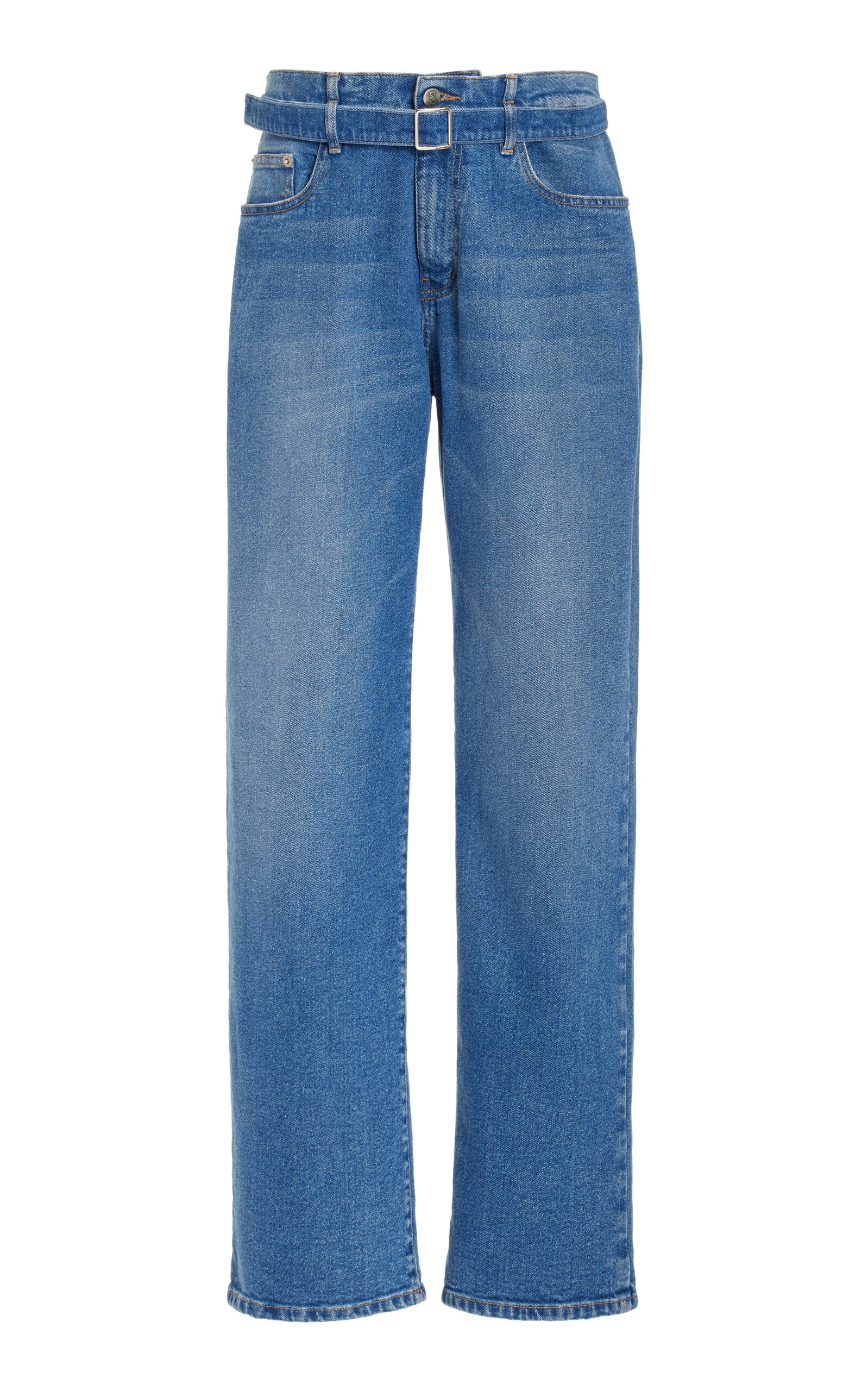Ellsworth Low-Rise Straight-Leg Jeans blue - 1