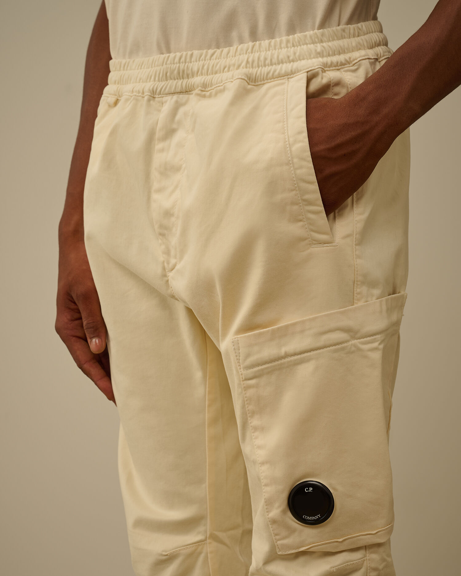 Stretch Sateen Regular Cargo Pants - 5