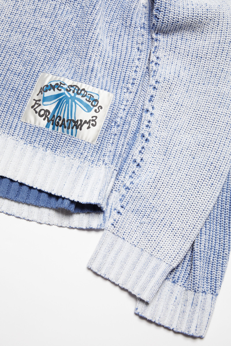 Crew neck jumper - Old blue/white 5