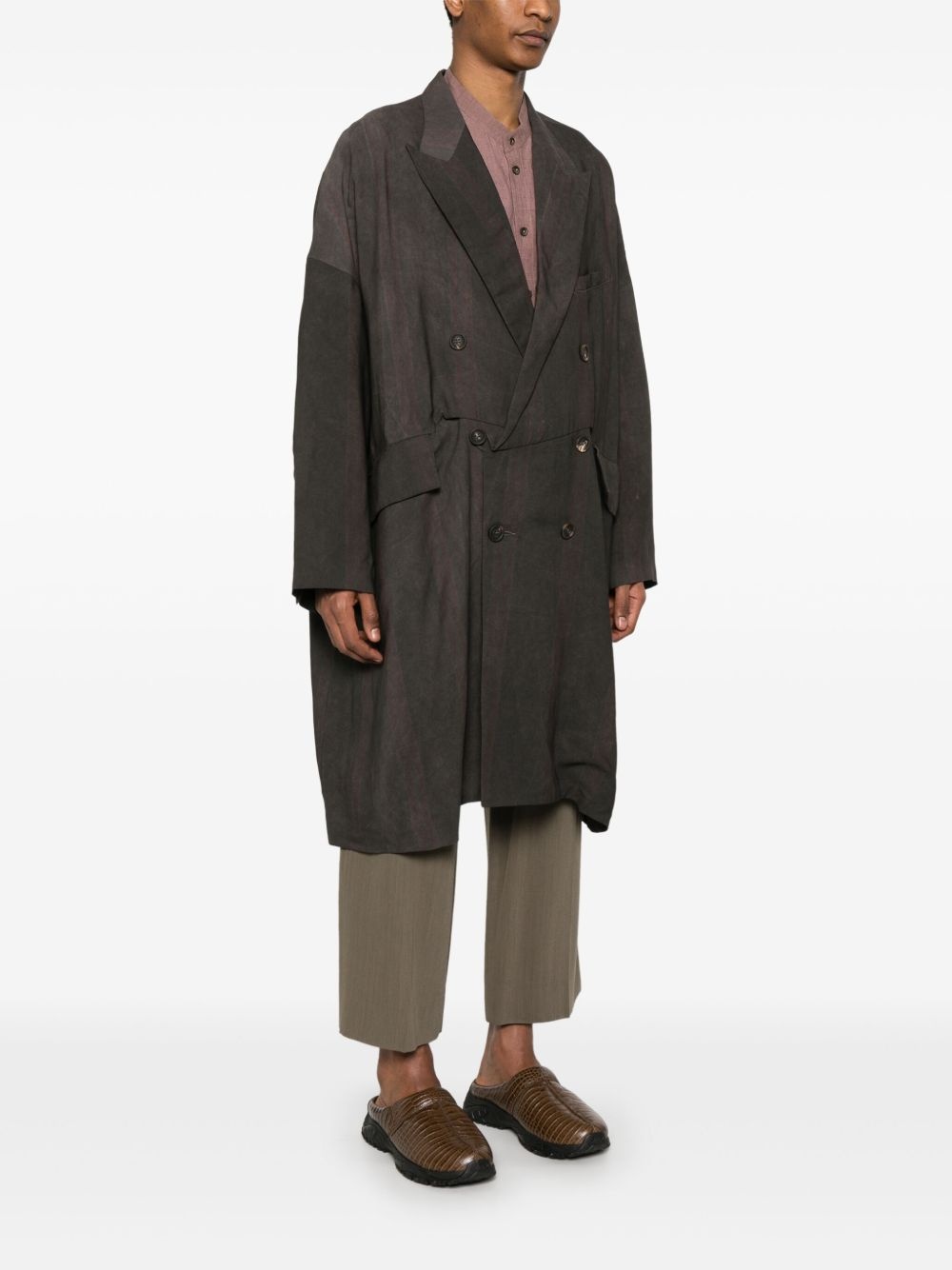 double-breasted coat - 3