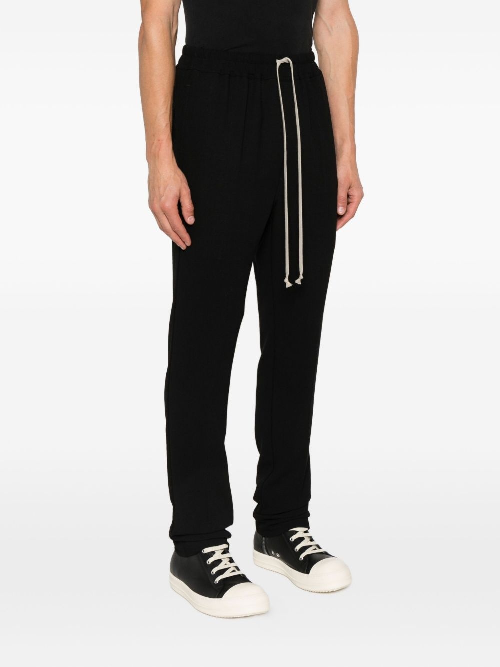 wool track pants - 3