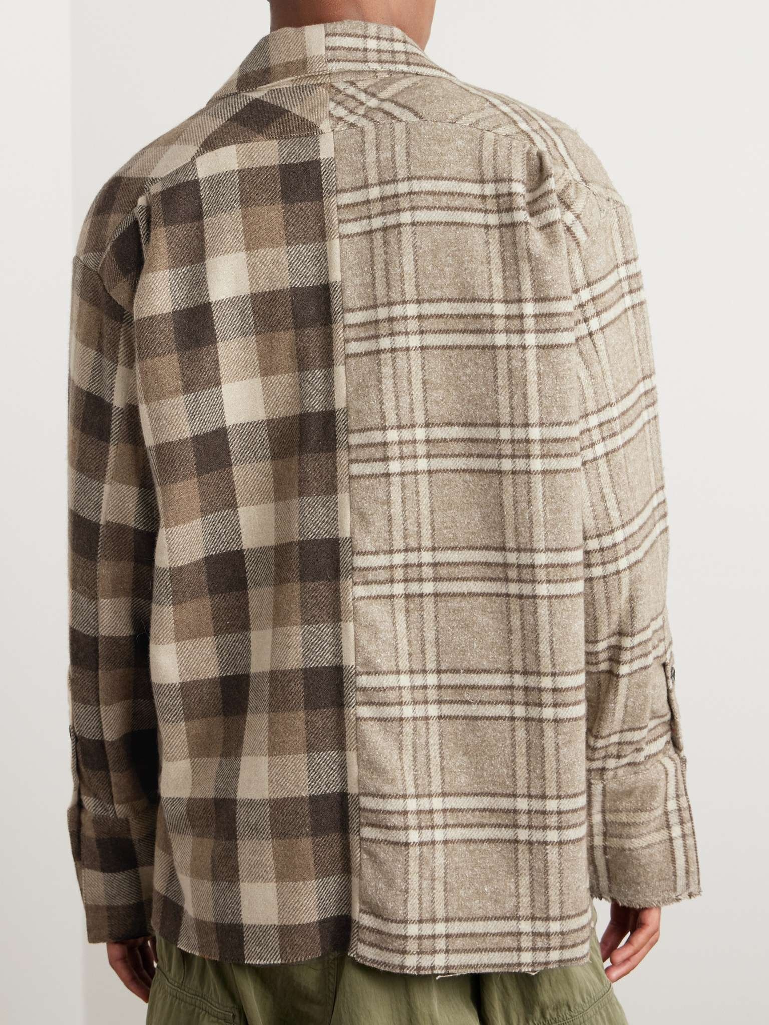 Checked Wool-Blend Shirt - 5
