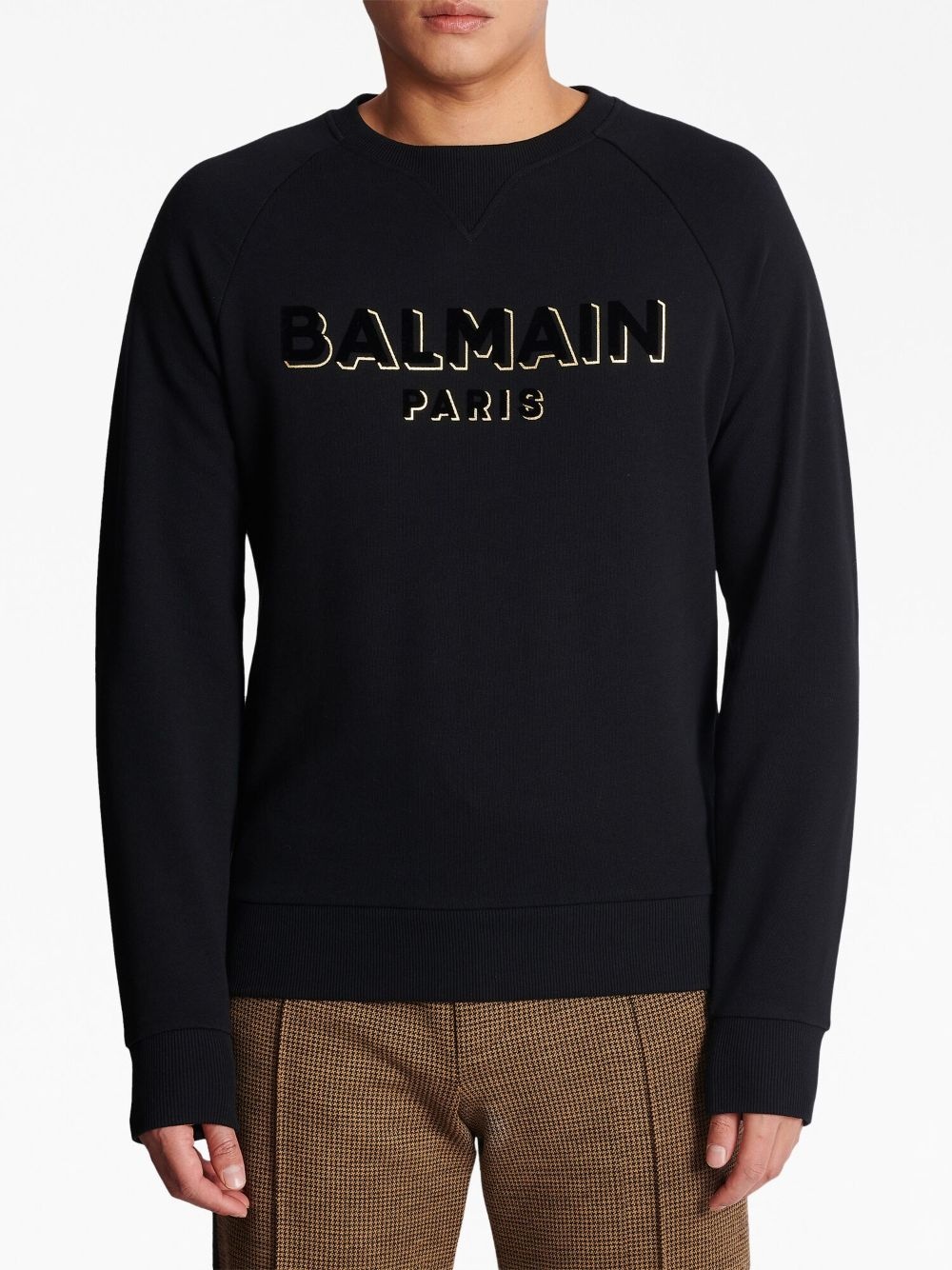 logo-print crew-neck sweatshirt - 4