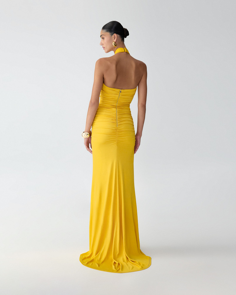 Criss-Cross Halterneck Gown 3