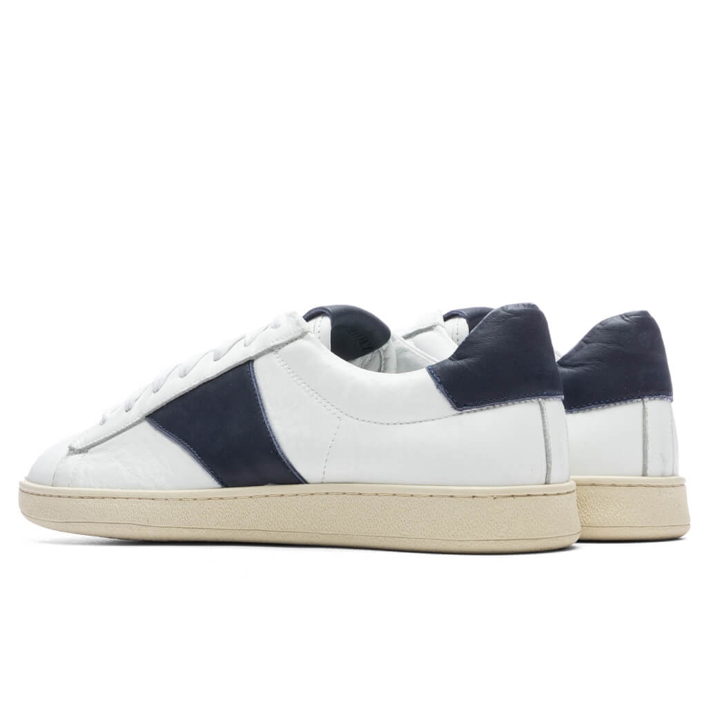COURT SHOE - WHITE/NAVY - 3