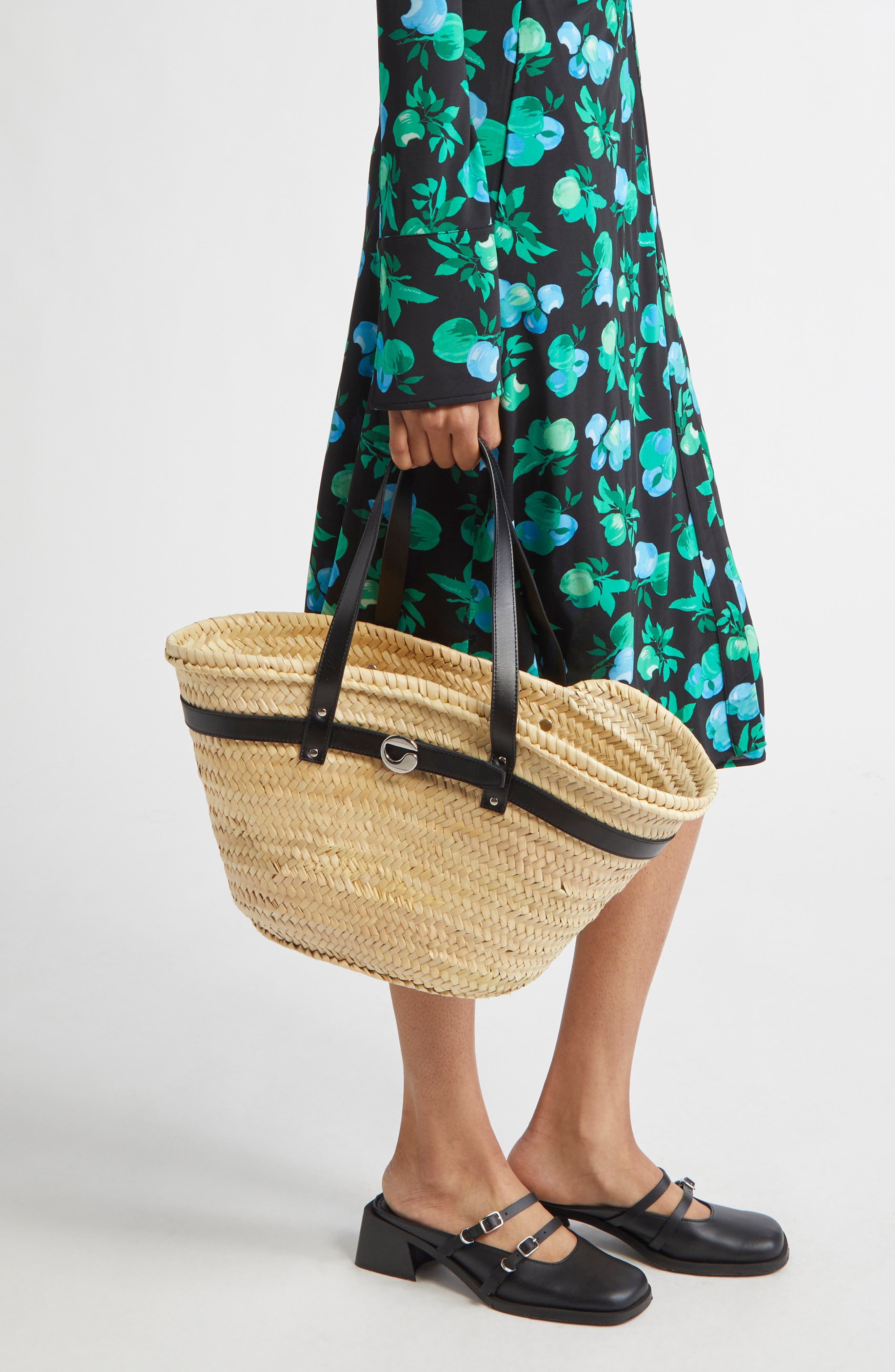 Coperni Woven Raffia Bucket Tote in Beige at Nordstrom - 2