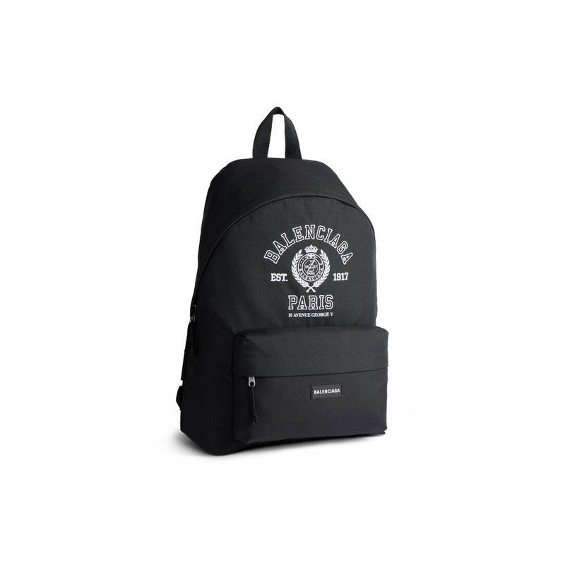 BALENCIAGA Explorer Backpack in Black/white outlook