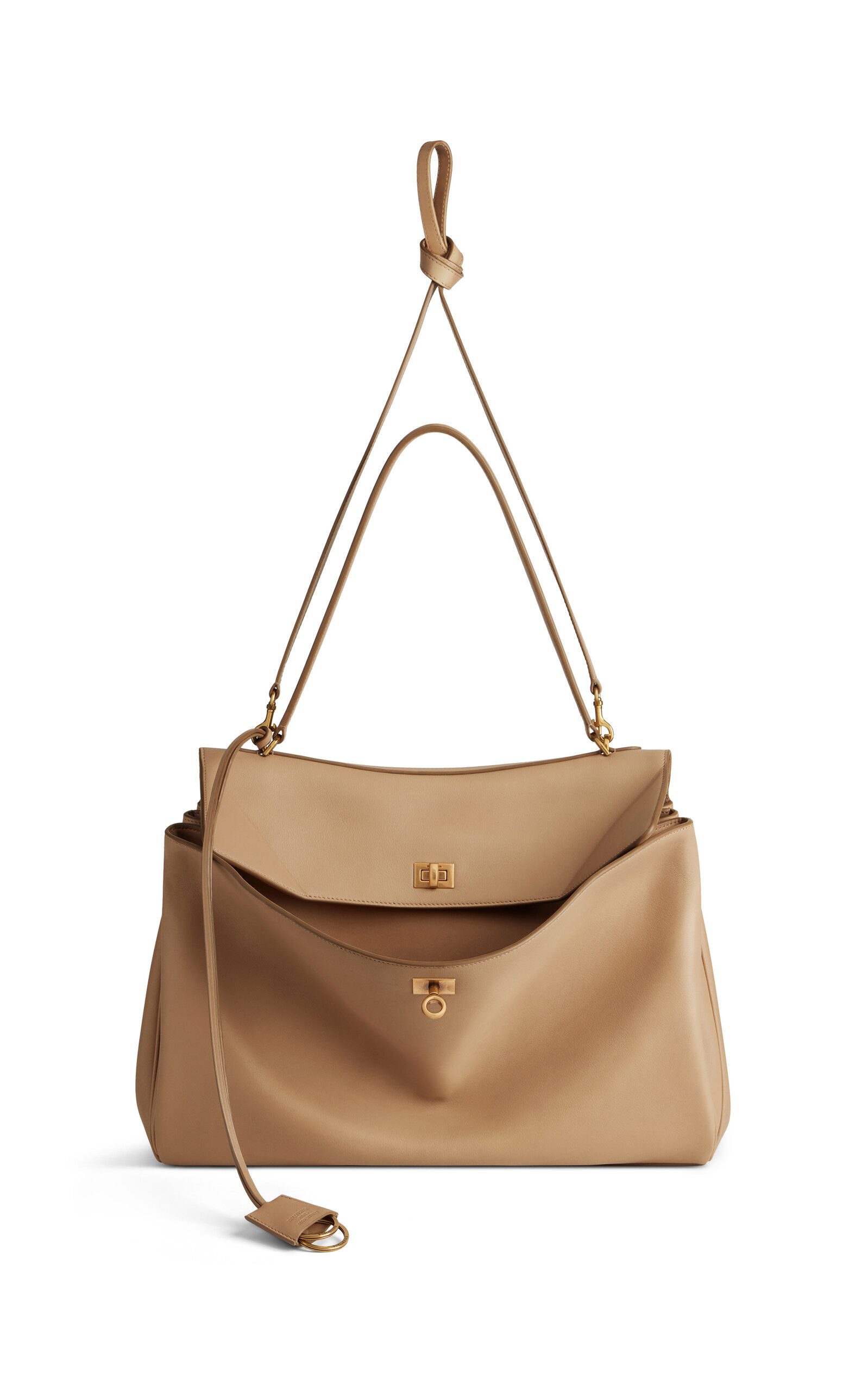 Rodeo Large Leather Bag neutral - 6