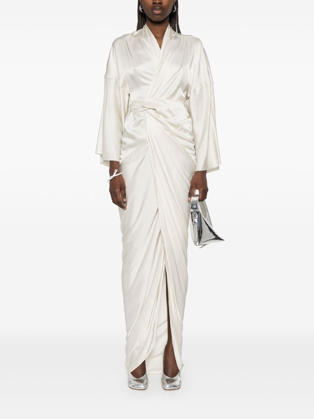 wrap maxi dress - 2