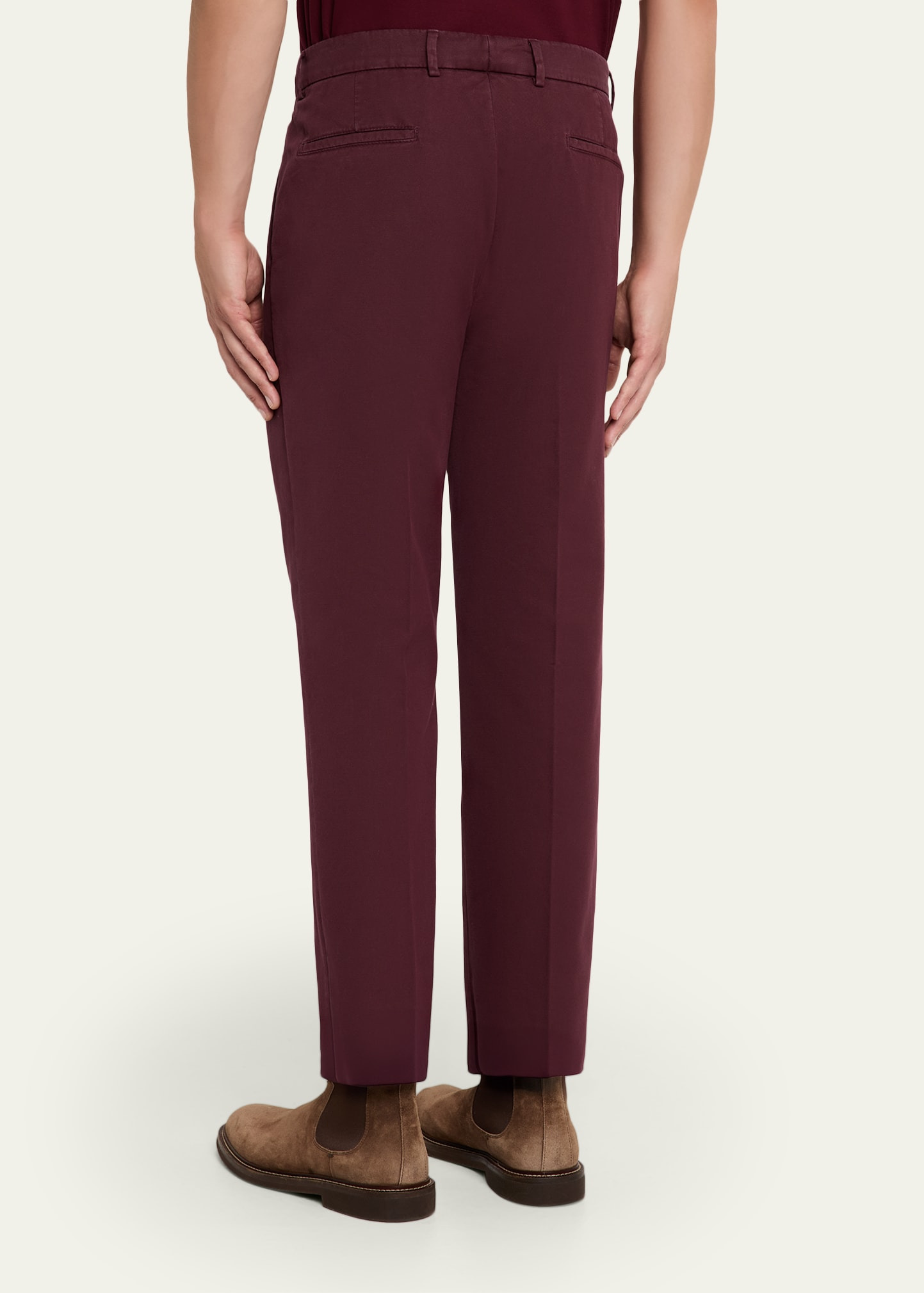 Men's Tapered Single-Pleated Pants - 3