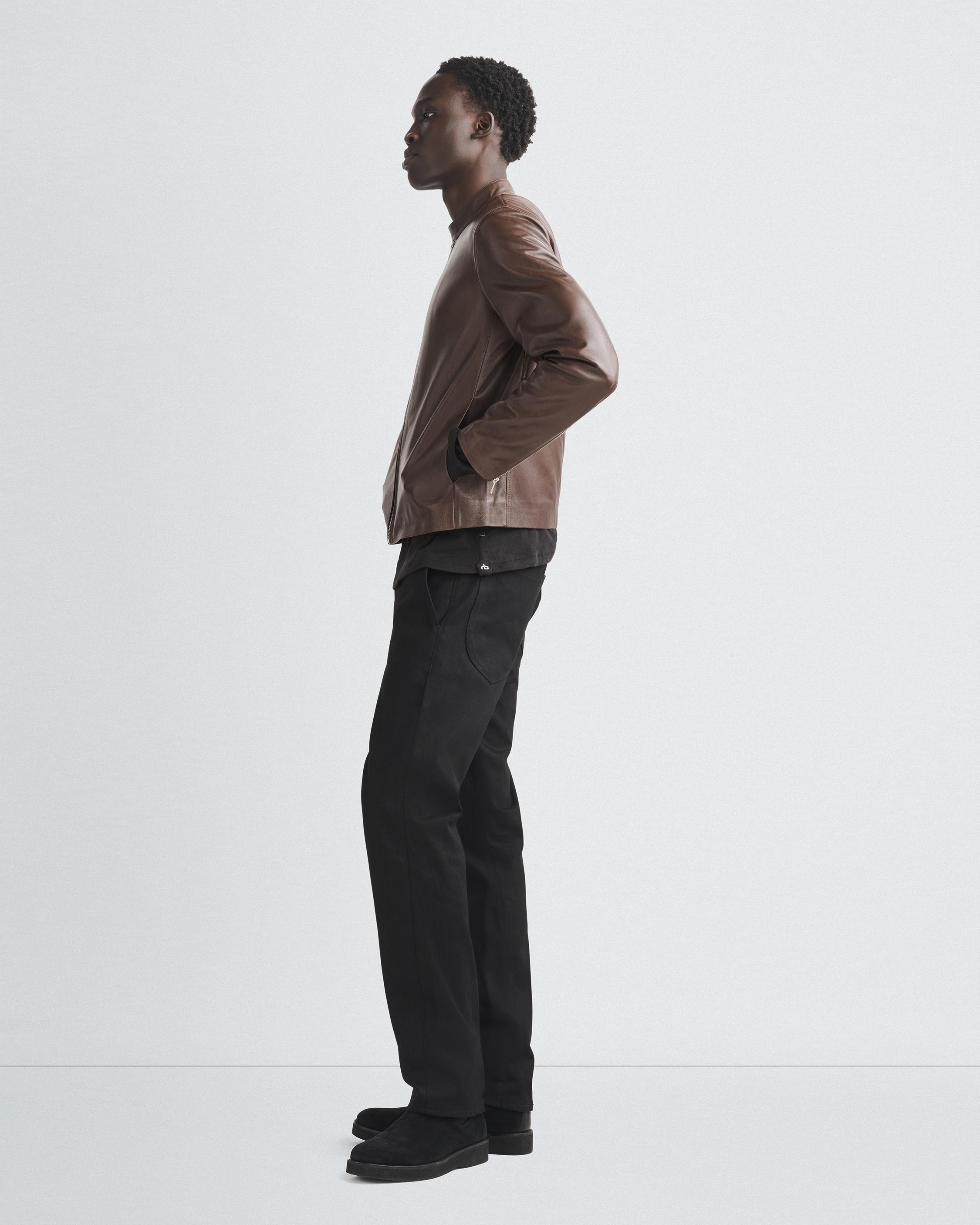 Archive Leather Café Racer
Slim Fit Jacket - 4