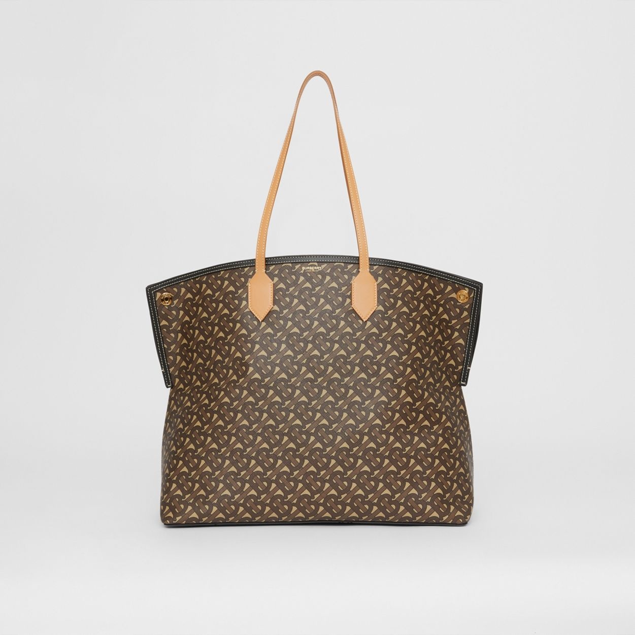 Large Monogram E-canvas Society Tote - 1