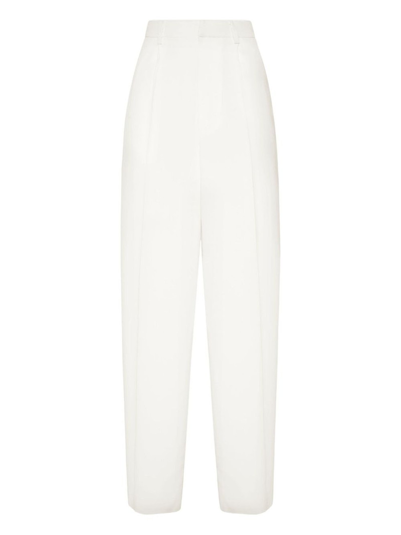 pleat-detailing trousers 1