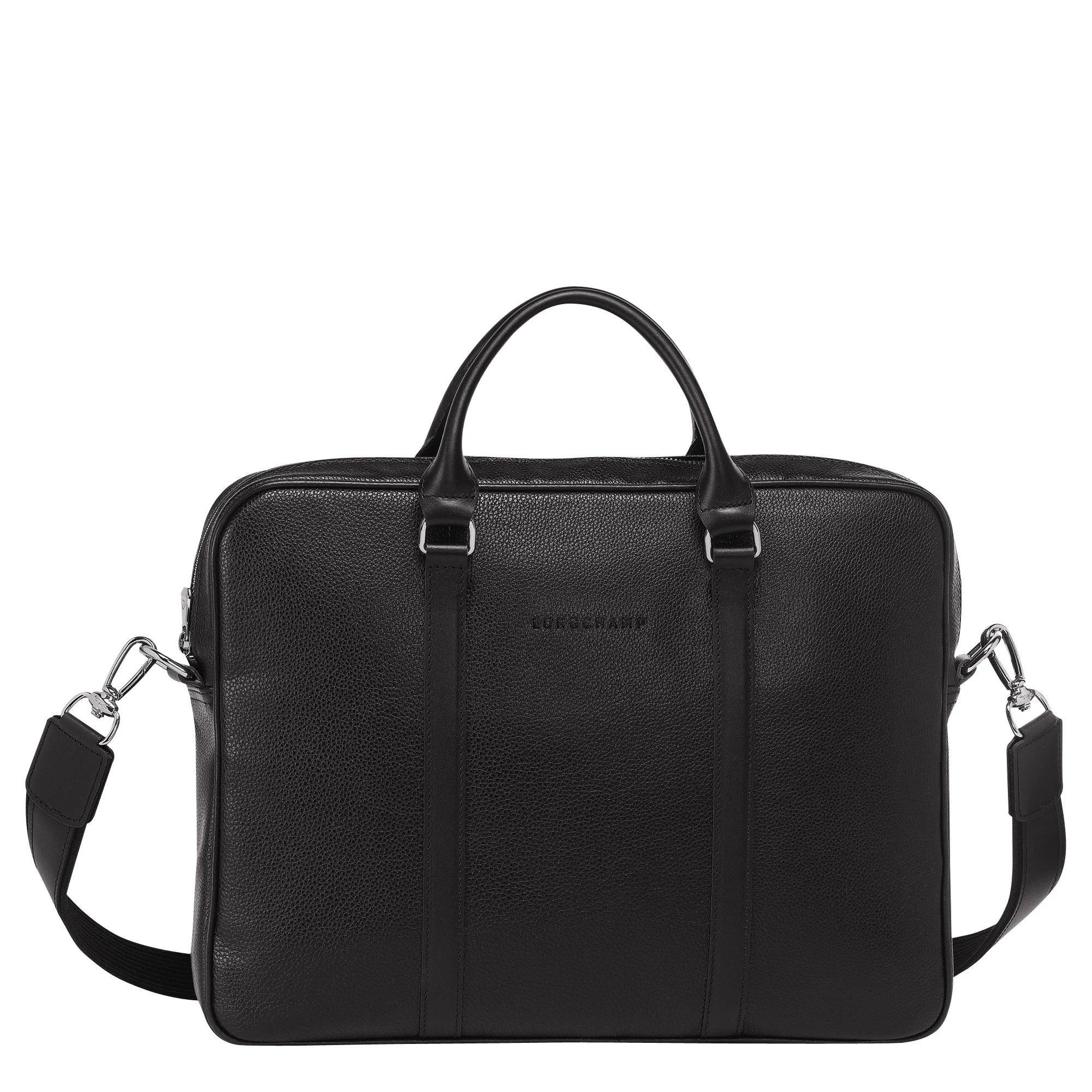 Le Foulonné XS Briefcase Black - Leather - 1