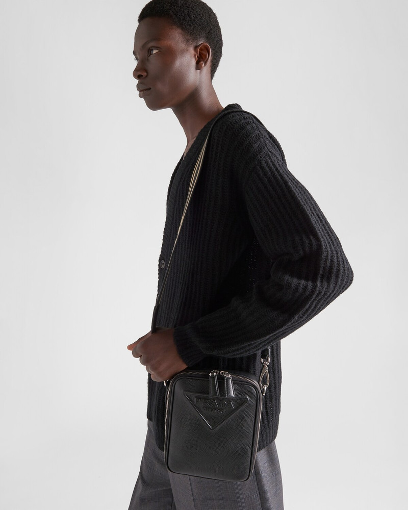 Prada Saffiano leather shoulder bag outlook