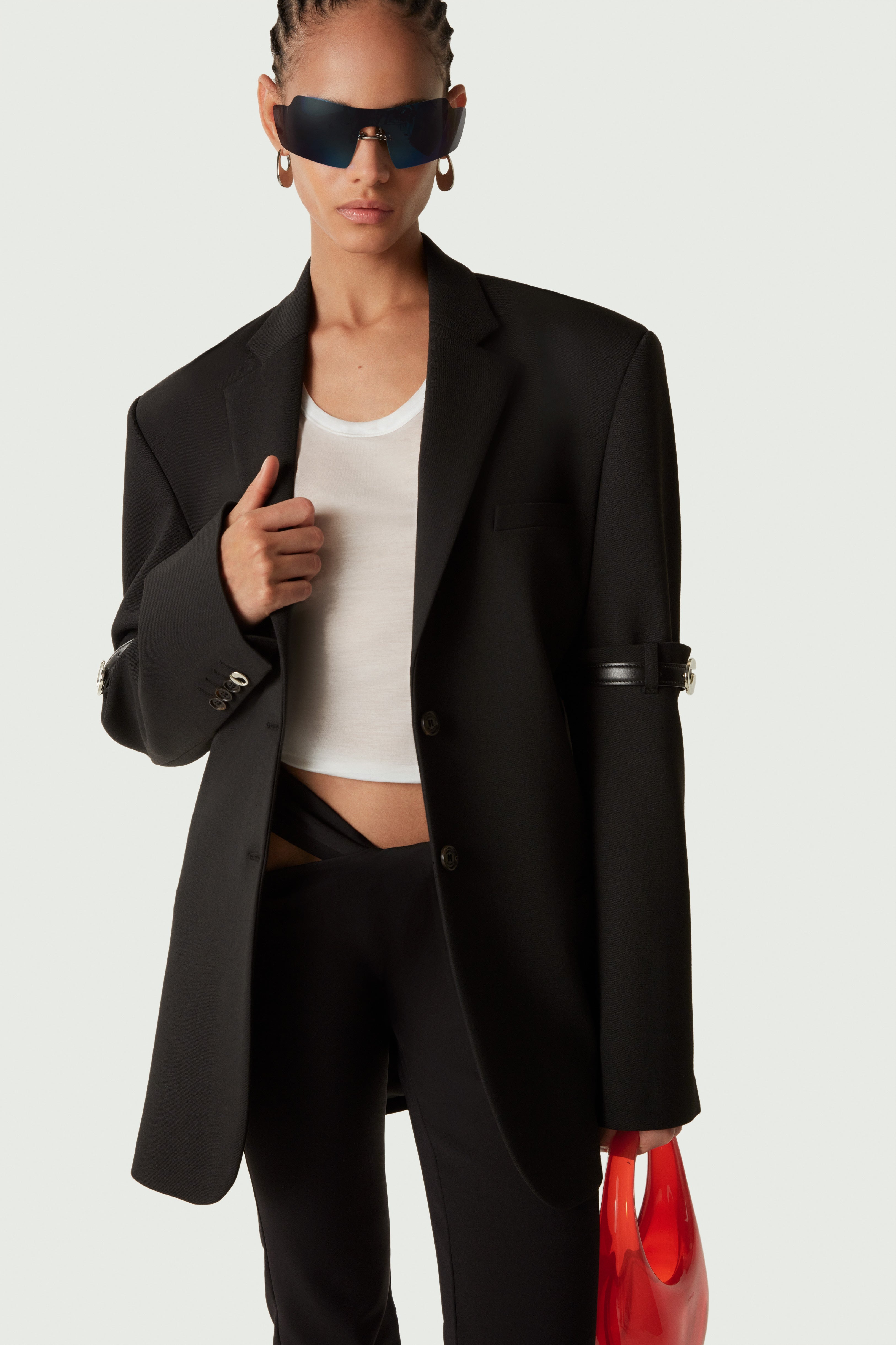 Coperni biker tailored jacket - Black